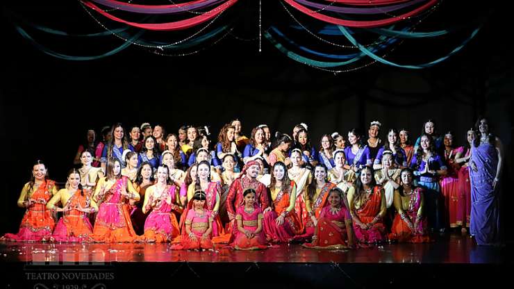 Presentación de danzas de la India